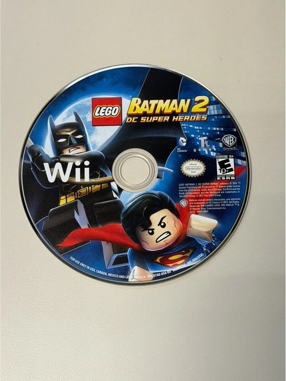 LEGO Batman 2: DC Super Heroes (Nintendo Wii) Complete w/ Manual CIB Family Fun